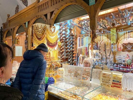Die Krakauer Tuchhallen wurden im Mittelalter auf Veranlassung von König Kasimir dem Großen errichtet