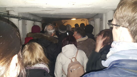 Es gibt eine Touristenroute bis in 130 Meter Tiefe