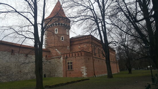 Dann zum Barbakan--eine Bastei
