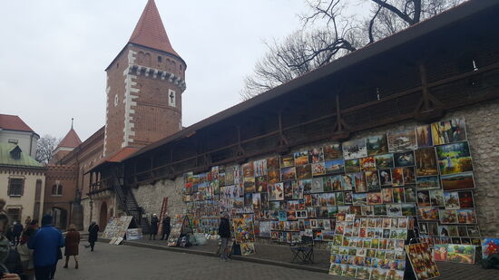 Bildergalerie an der Stadtmauer