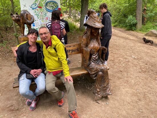 Schon nach einer knappen Stunde sind wir oben--