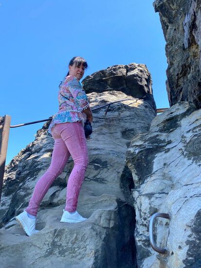 Wie man an meinem Outfit sieht, ist der Aufstieg leicht zu bewältigen