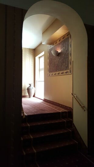 Die Wege zu den Zimmern