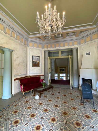 Der Eingangsbereich des Hotels