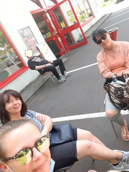 Leider waren die Autoreifen nicht wie sie sein sollten und wir machen einen ungeplanten Stop bei "ATU"