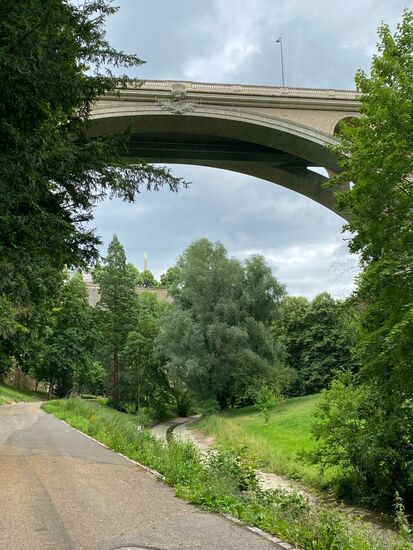 Die Adolphe-Brücke, auch „Neue Brücke“ genannt