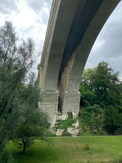 Sie zählt immer noch zu den größten Steinbogenbrücken der Welt