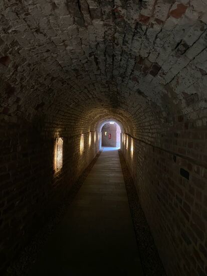 Die Festung Schloss Rheydt war mit sogenannten Infanterie-Kasematten ausgestattet