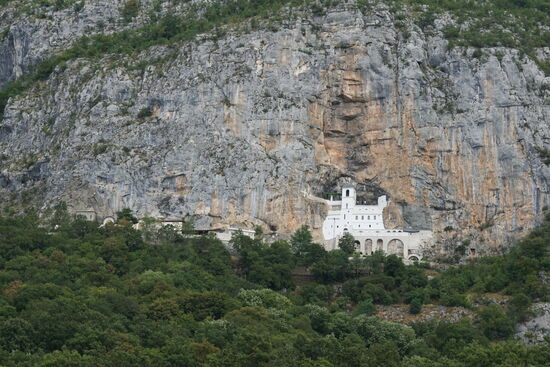 Noch einmal von weitem auf dem Weg nach unten