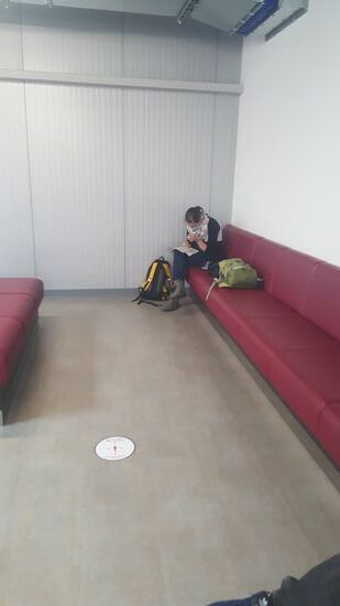 Schön Abstand halten!