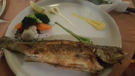 Ich habe mich für einen „Sea Bass“ entschieden—