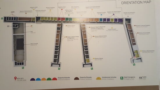 Der Plan des Bunkers: Der vierstöckige unterirdische Bunker am Stadtrand, der 200.000 Quadratmeter Nutzfläche hat. In dem sollte im Kriegsfall die gesamte kommunistische Führung unterkommen