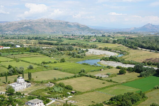 Blick von der Burg : wir sehen auch die „Lead Mosque“