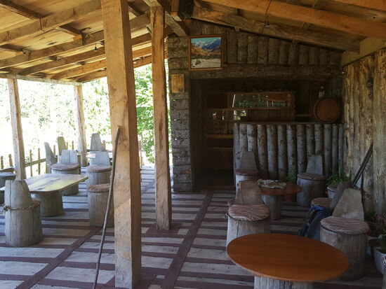 Trauriger Anblick—man ist hier sonst auf 100-200 Gäste eingerichtet