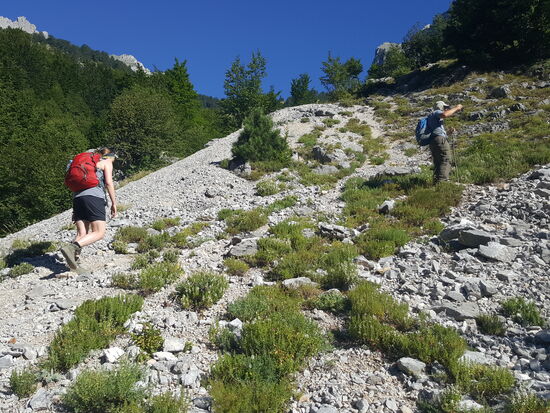 Heute erwartet uns der härteste Teil des Treks.  Es geht nach Cerem