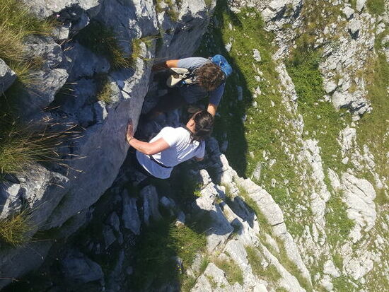 Ich brauche öfter Hilfe bei den etwas schwierigeren Stellen