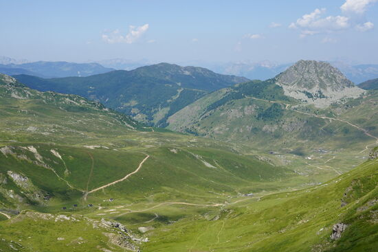 Ich glaub, der Berg da ganz hinten ist es