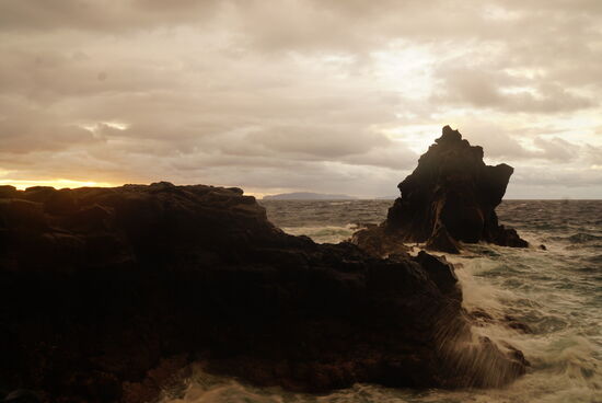 Diesmal „Santa Cruz“ beim Friedhof unterhalb des Airports