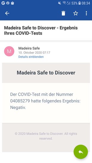 Gute Nachrichten: wir sind negativ!