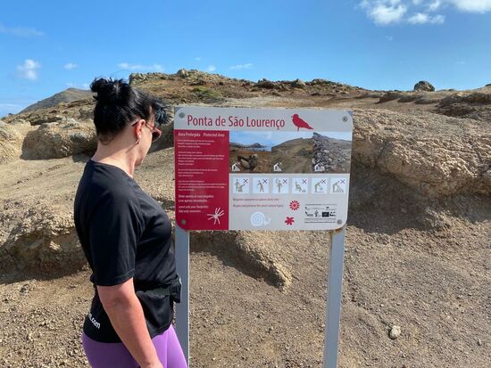 Auf gehts zum Parkplatz und Startpunkt unserer heutigen Wanderung „Ponta de Sao Lourenco“