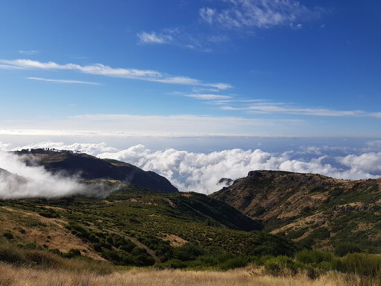 Etwas zeitiger als gestern, nämlich gegen 10.00 Uhr starten wir unsere Fahrt hinauf in die Berge zum Parkplatz des „Arieira“