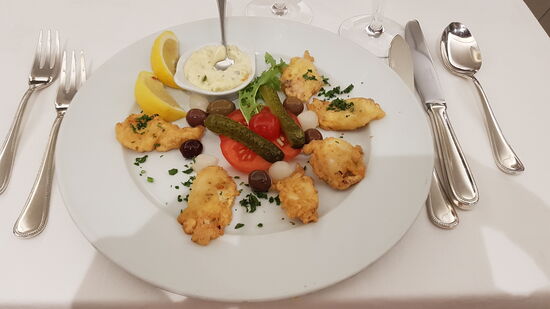 Vorspeise für mich: Frittierte Squid