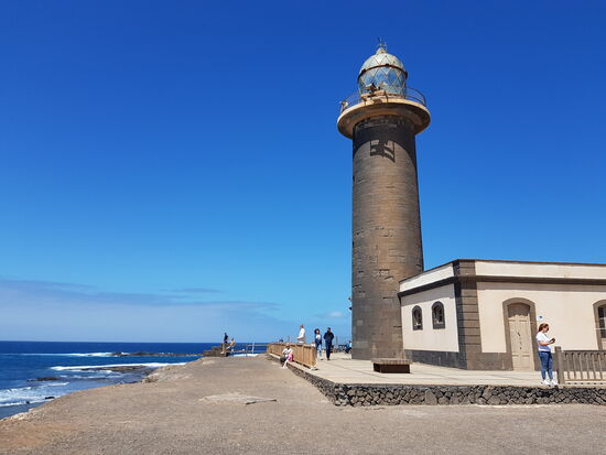 Der Leuchtturm „Faro  de Jandia“ am Westkap der Insel