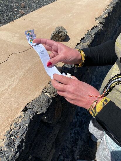 Hier liegt auch ein Geo Cache, den wir ganz schnell finden