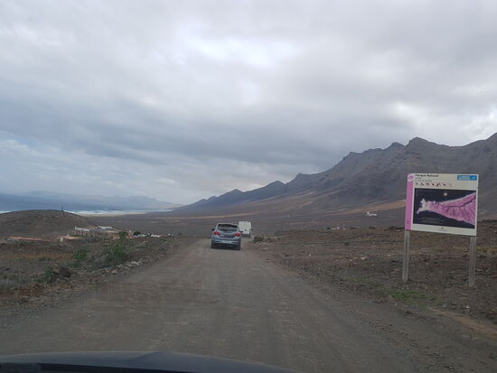 Der Weg im Nationalpark ist wieder voller Schlaglöcher