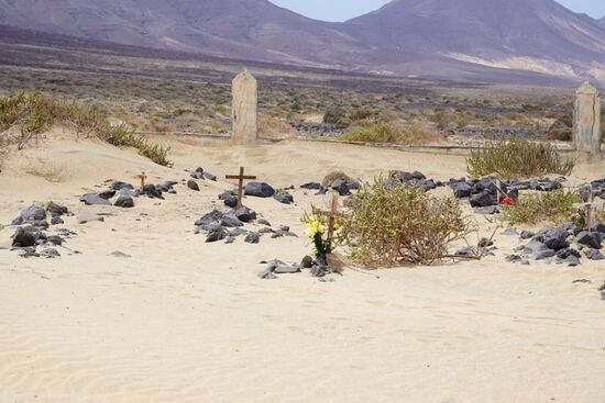 Dieser Friedhof zählt auch zu den „Lost Places“ von Fuerteventura