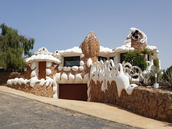 Hier ist der Eingang