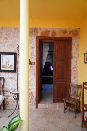 Der Eingang zu unserem Zimmer