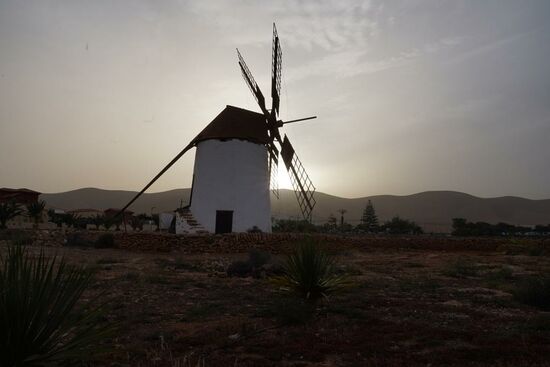 Die Windmühle in unserem Ort