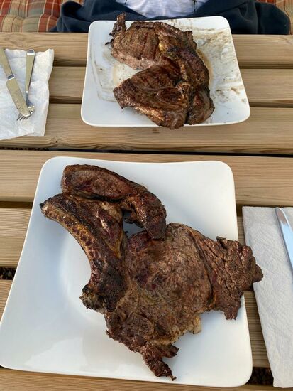 Da haben wir keinen Platz für Beilagen....