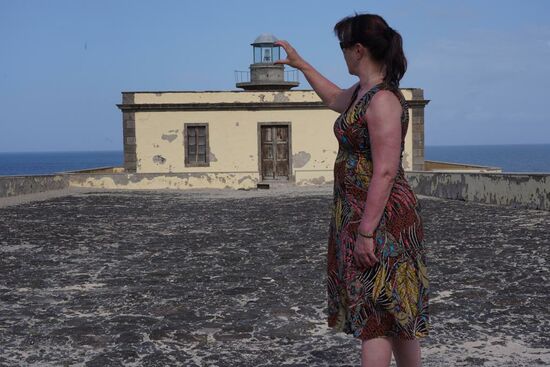 Kaum andere Besucher anwesend. Ideal, um mal den Leuchtturm in Ruhe zu betrachten