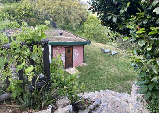 Das ist die urige Sauna—die Fotos von innen folgen noch...