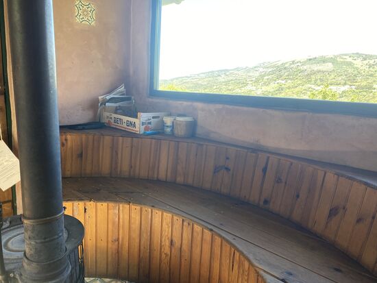 Beim Schwitzen können wir den schönen den Ausblick genießen