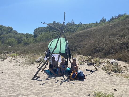 Und wie die Heringe eng zusammenrücken