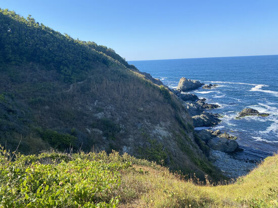 Manchmal gehts sehr steil hinab