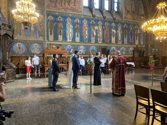 Die Zeremonie der Ringübergabe ist sehenswert