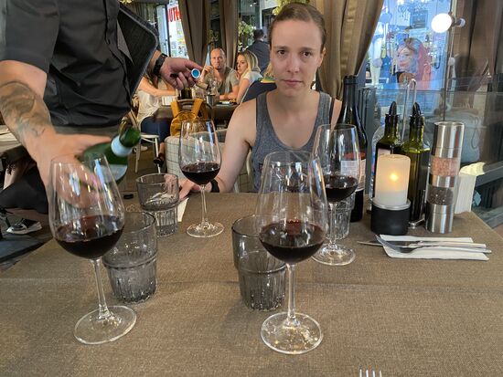 Dann das Highlight des Tages: ein tolles Restaurant in der Vitosha-Boulevard