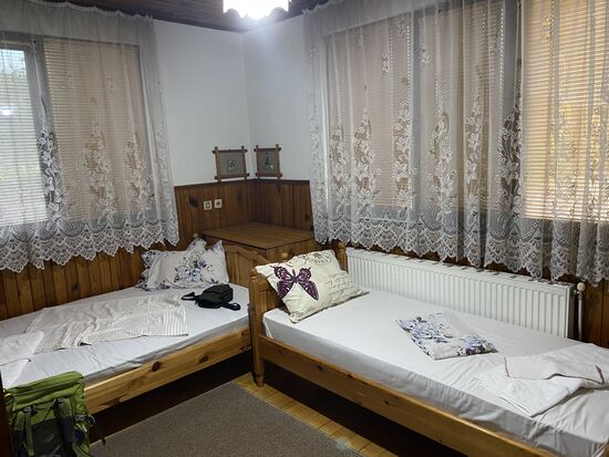 Ganz rustikale Zimmer..