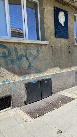 Hier war ein weiterer, der nun  auch verrammelt ist