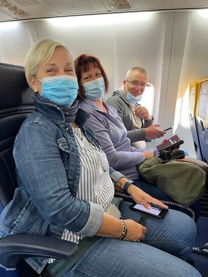 Vorfreude trotz Masken..