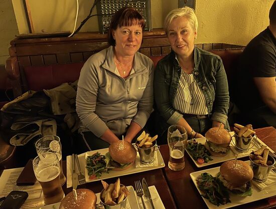 Typisches Essen im Pub…