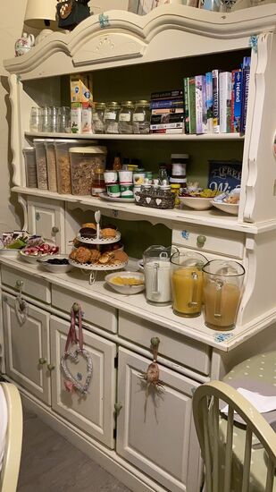 Hier ist unser Buffet angerichtet…