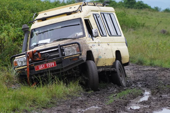 Vergeblich—schon seit über einer Stunde