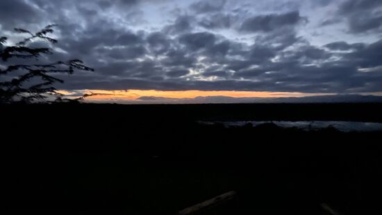 Sonnenaufgang am Salzsee