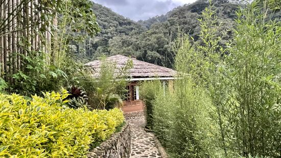 Blick auf das Haupthaus