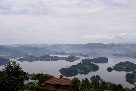 Wir befinden uns jetzt auf der „Arcadia cottages“ eine Lodge und haben den prächtigen Ausblick